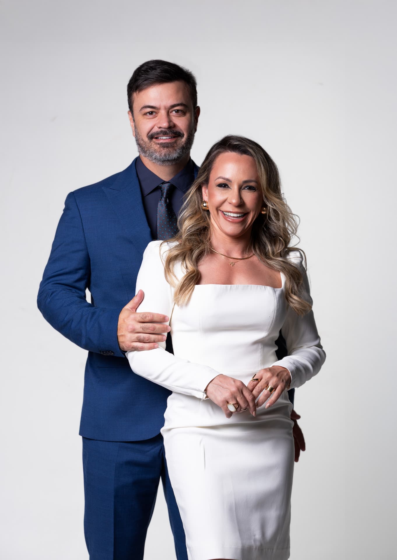 Renata Branco, nutricionista, e João Branco, endocrinologista, da Clínica HE Performance